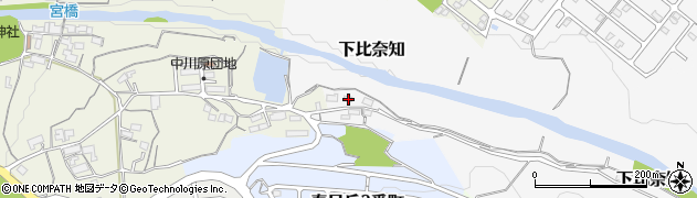 三重県名張市下比奈知1116周辺の地図