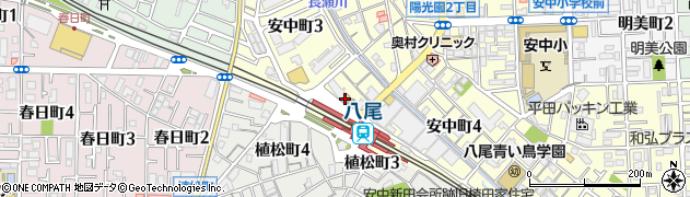 大阪王将 JR八尾駅前店周辺の地図
