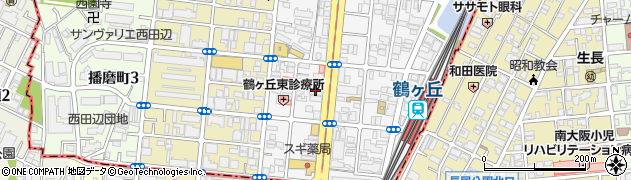 ジックケアサービス阿倍野周辺の地図