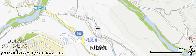 三重県名張市下比奈知314周辺の地図