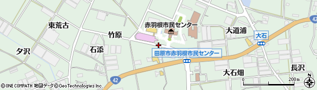 愛知県田原市赤羽根町（赤土）周辺の地図