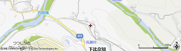 三重県名張市下比奈知323周辺の地図