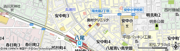 ほっかほっか亭　ＪＲ八尾駅前店周辺の地図