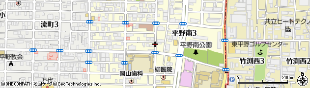 大阪府大阪市平野区平野南周辺の地図