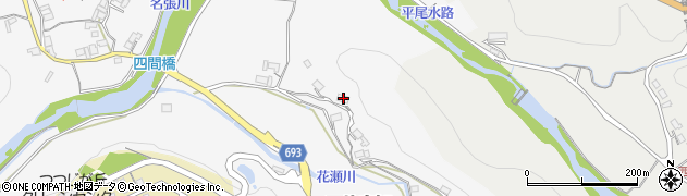 三重県名張市下比奈知319周辺の地図