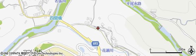 三重県名張市下比奈知155周辺の地図