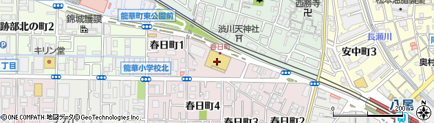 大阪府八尾市春日町1丁目5周辺の地図