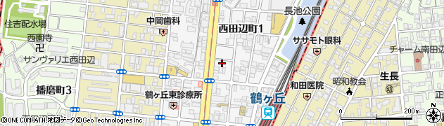 沙羅鍼灸院周辺の地図