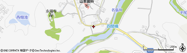 三重県名張市下比奈知1215周辺の地図