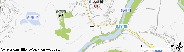 三重県名張市下比奈知1931周辺の地図