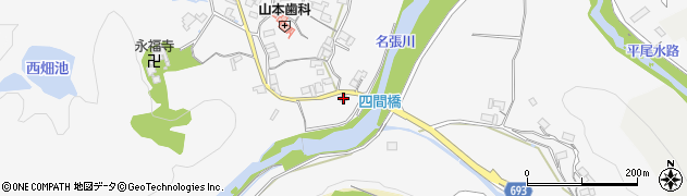 三重県名張市下比奈知1230周辺の地図