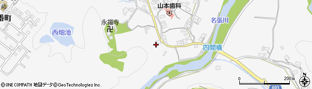 三重県名張市下比奈知1939周辺の地図