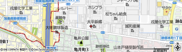 八尾亀井郵便局 ＡＴＭ周辺の地図