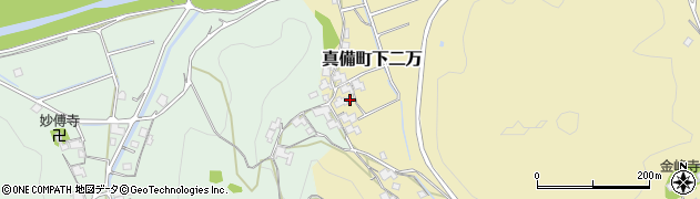 岡山県倉敷市真備町下二万2405周辺の地図