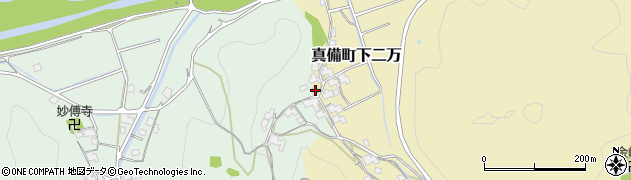 岡山県倉敷市真備町下二万2398周辺の地図