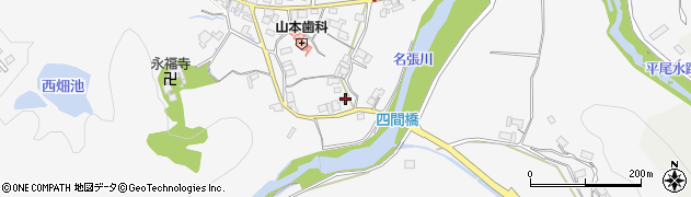 三重県名張市下比奈知1297周辺の地図