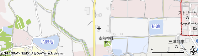 奈良大和郡山斑鳩線周辺の地図