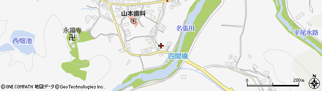 三重県名張市下比奈知1294周辺の地図