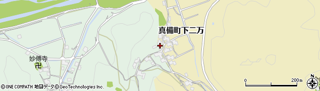 岡山県倉敷市真備町下二万2397周辺の地図