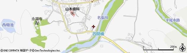 三重県名張市下比奈知1256周辺の地図
