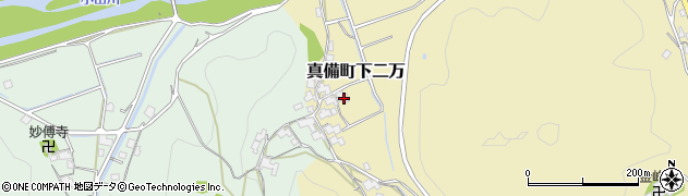 岡山県倉敷市真備町下二万2407周辺の地図
