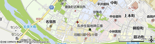 三重県名張市新町周辺の地図