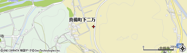 岡山県倉敷市真備町下二万1696周辺の地図