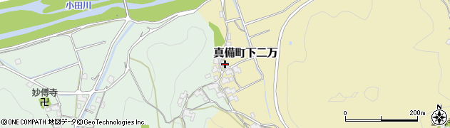 岡山県倉敷市真備町下二万2393周辺の地図