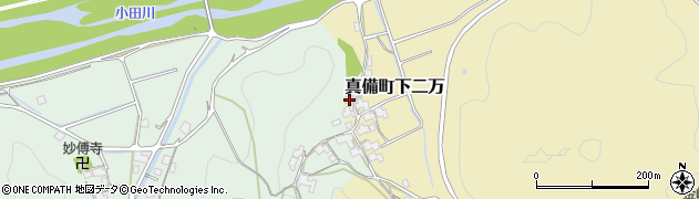 岡山県倉敷市真備町下二万2396周辺の地図