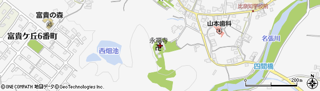 三重県名張市下比奈知1971周辺の地図