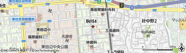 ブランドギャラリー　駒川店周辺の地図