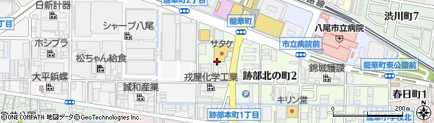 八尾敬任会訪問看護ステーション周辺の地図