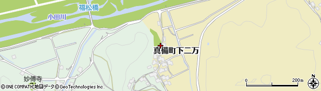 岡山県倉敷市真備町下二万2375周辺の地図
