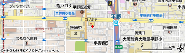 アイビ産業株式会社　東住吉営業所周辺の地図
