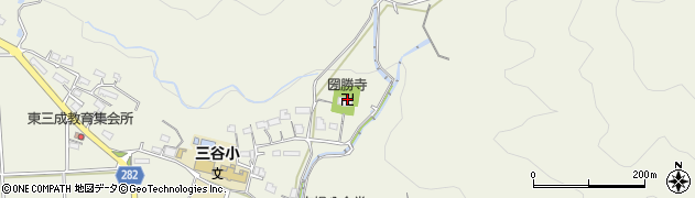 圀勝寺周辺の地図