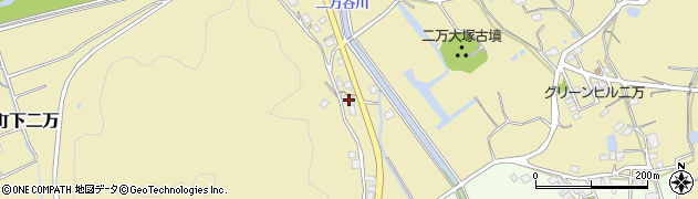 岡山県倉敷市真備町下二万1643周辺の地図
