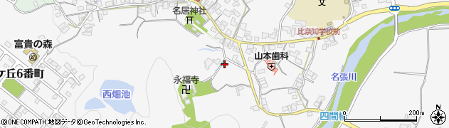 三重県名張市下比奈知1919周辺の地図