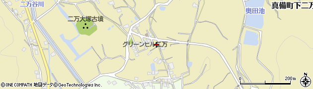 岡山県倉敷市真備町下二万1353-64周辺の地図