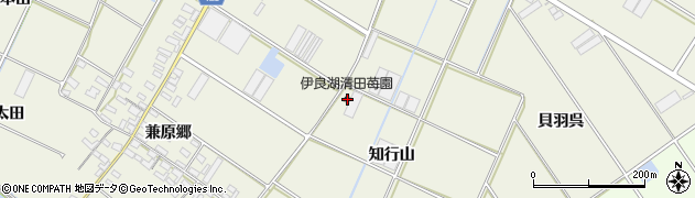 愛知県田原市中山町知行山132周辺の地図