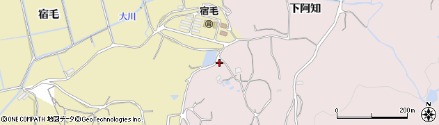 岡山県岡山市東区下阿知258周辺の地図