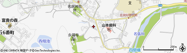 三重県名張市下比奈知1918周辺の地図