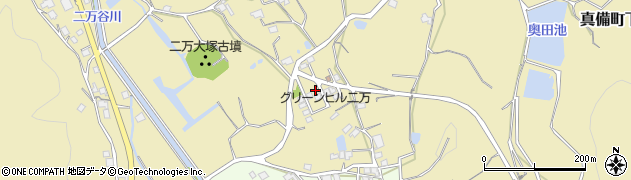 岡山県倉敷市真備町下二万1353周辺の地図