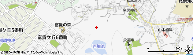 三重県名張市下比奈知2048周辺の地図
