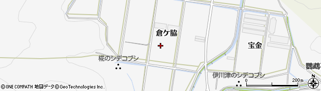 愛知県田原市伊川津町倉ケ脇周辺の地図