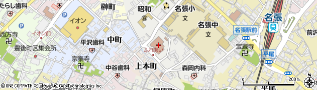名張市社会福祉協議会　なばり暮らしあんしんセンター周辺の地図