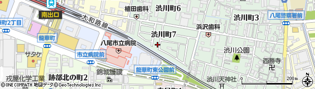 大阪府八尾市渋川町7丁目周辺の地図
