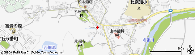 三重県名張市下比奈知1916周辺の地図