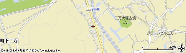 岡山県倉敷市真備町下二万1662周辺の地図