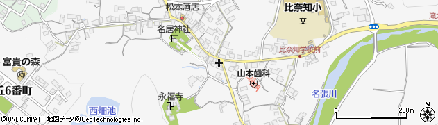 三重県名張市下比奈知1914周辺の地図