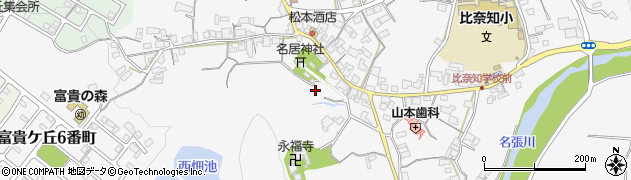 三重県名張市下比奈知2009周辺の地図